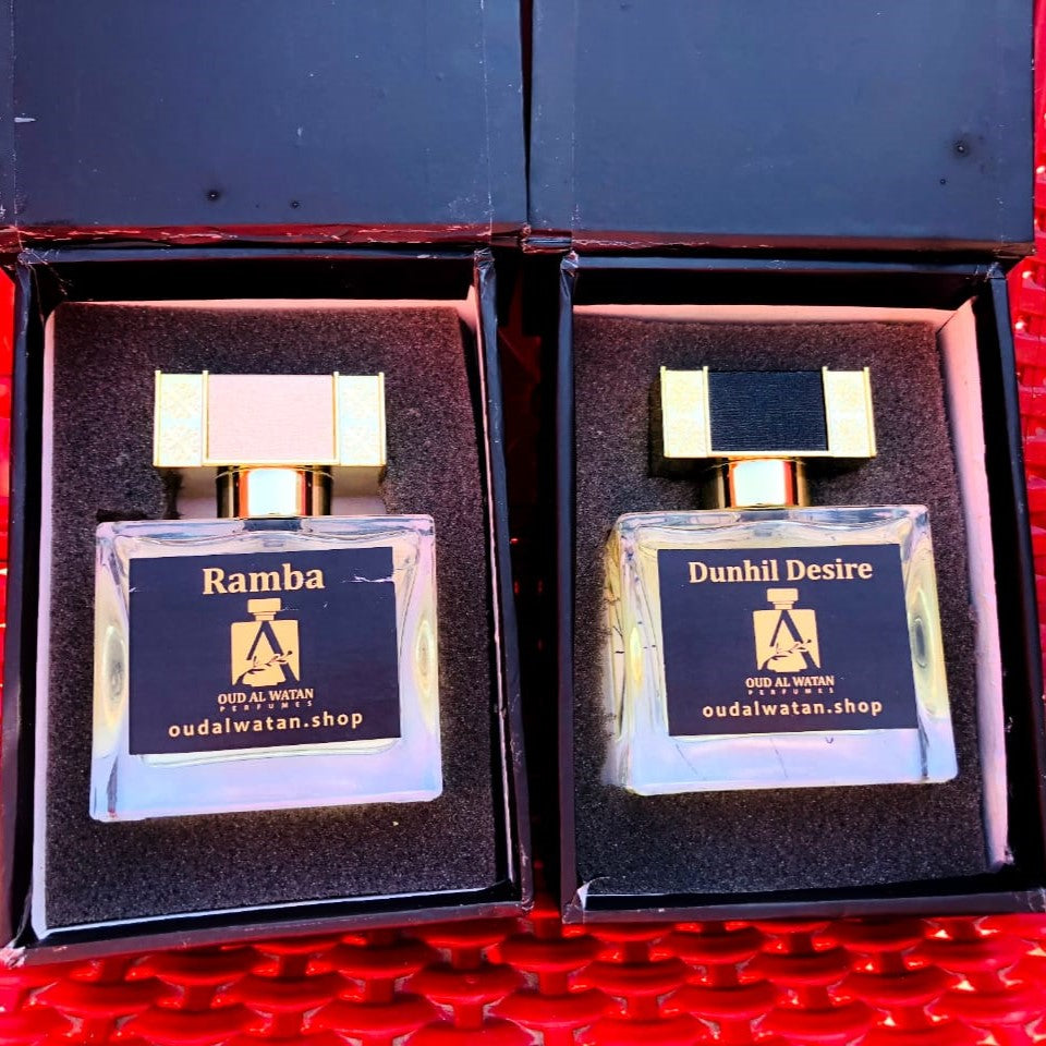 Exclusive Perfume Gift Set: Dunhill Desire & Ramba with Gucci Flora & Hugo Boss