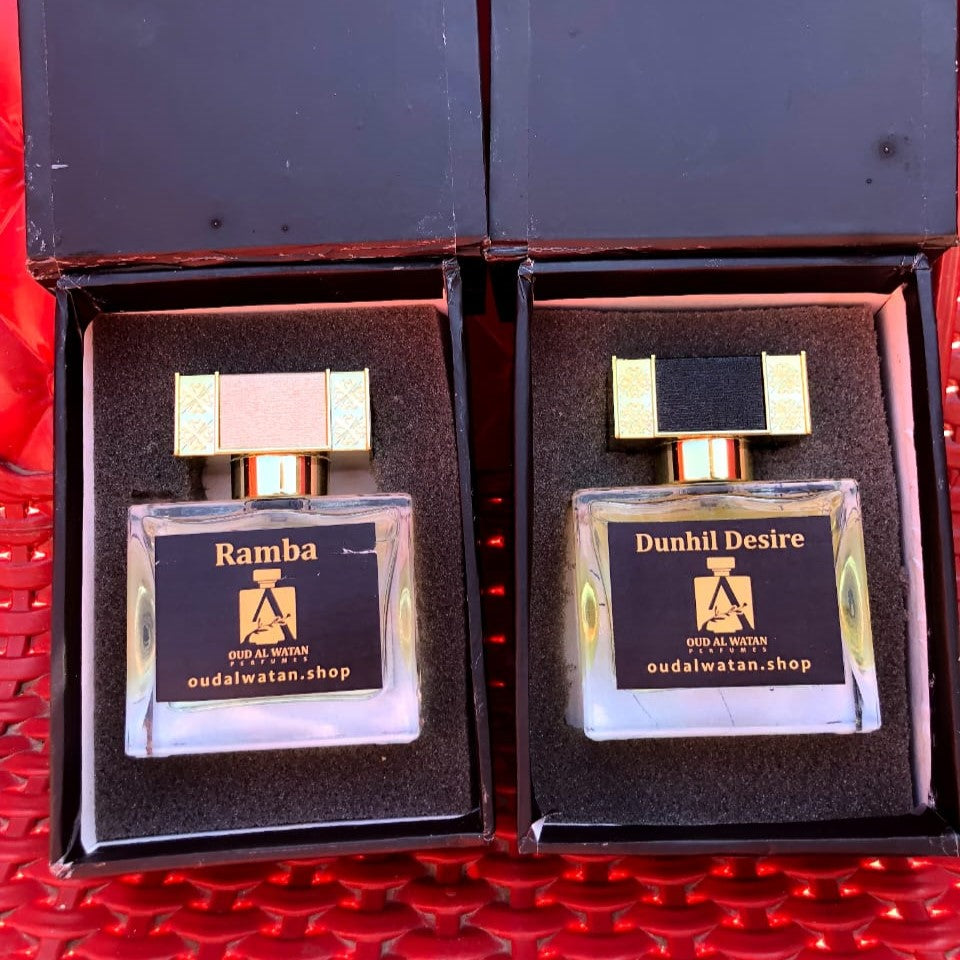 Exclusive Perfume Gift Set: Dunhill Desire & Ramba with Gucci Flora & Hugo Boss