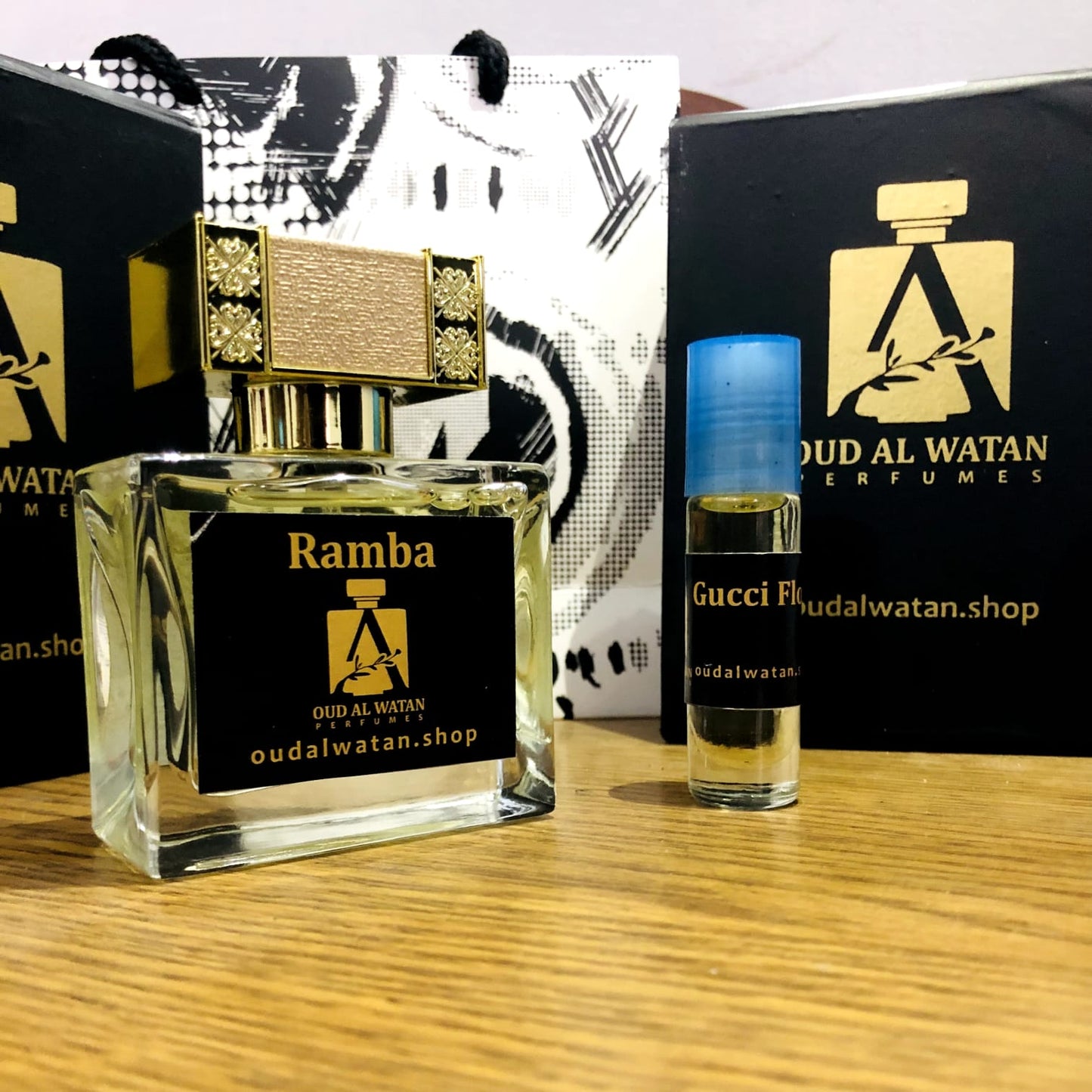 RAMBA Perfume 50 ml with GUCCI FLORA  Gift – A Touch of Luxury by OUD AL WATAN